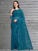 Brasso Net Saree - Image 3